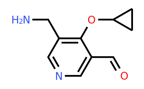 CAS 1243387-08-7 | 5-(Aminomethyl)-4-cyclopropoxynicotinaldehyde