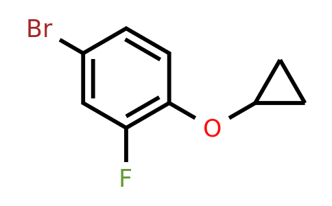 CAS 1243387-09-8 | 4-Bromo-1-cyclopropoxy-2-fluorobenzene