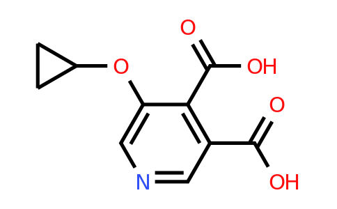 CAS 1243387-10-1 | 5-Cyclopropoxypyridine-3,4-dicarboxylic acid