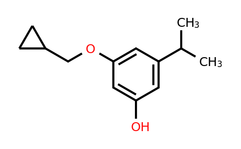 CAS 1243387-12-3 | 3-(Cyclopropylmethoxy)-5-isopropylphenol
