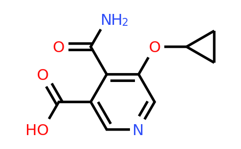 CAS 1243387-13-4 | 4-Carbamoyl-5-cyclopropoxynicotinic acid