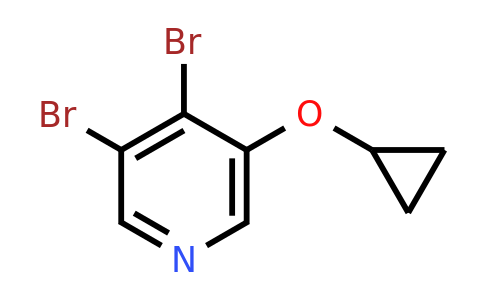 CAS 1243387-19-0 | 3,4-Dibromo-5-cyclopropoxypyridine