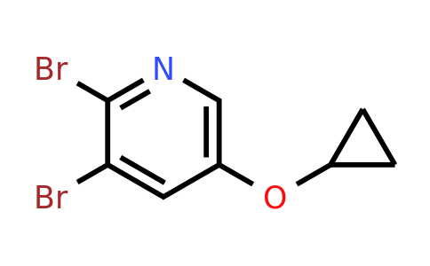 CAS 1243387-22-5 | 2,3-Dibromo-5-cyclopropoxypyridine