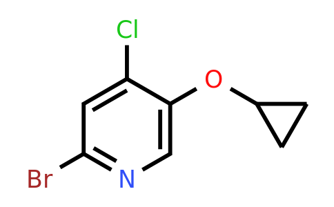 CAS 1243387-26-9 | 2-Bromo-4-chloro-5-cyclopropoxypyridine