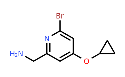 CAS 1243387-28-1 | (6-Bromo-4-cyclopropoxypyridin-2-YL)methanamine