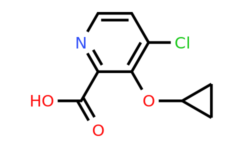 CAS 1243387-33-8 | 4-Chloro-3-cyclopropoxypicolinic acid