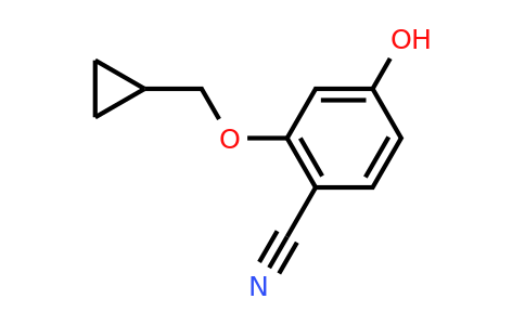 CAS 1243387-44-1 | 2-(Cyclopropylmethoxy)-4-hydroxybenzonitrile