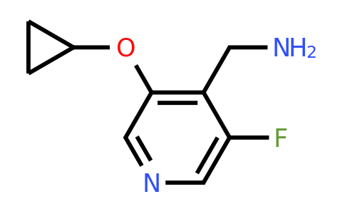 CAS 1243387-53-2 | (3-Cyclopropoxy-5-fluoropyridin-4-YL)methanamine