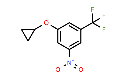 CAS 1243387-55-4 | 1-Cyclopropoxy-3-nitro-5-(trifluoromethyl)benzene