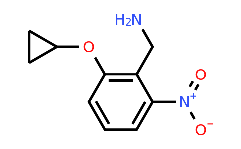 CAS 1243387-59-8 | (2-Cyclopropoxy-6-nitrophenyl)methanamine