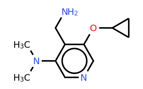 CAS 1243387-66-7 | 4-(Aminomethyl)-5-cyclopropoxy-N,n-dimethylpyridin-3-amine
