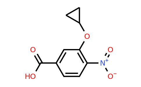 CAS 1243387-71-4 | 3-Cyclopropoxy-4-nitrobenzoic acid