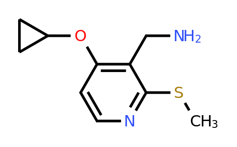 CAS 1243387-74-7 | (4-Cyclopropoxy-2-(methylthio)pyridin-3-YL)methanamine
