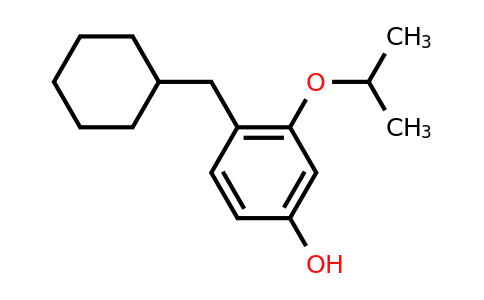 CAS 1243387-80-5 | 4-(Cyclohexylmethyl)-3-isopropoxyphenol