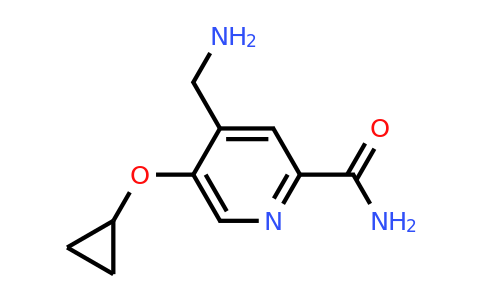CAS 1243387-86-1 | 4-(Aminomethyl)-5-cyclopropoxypicolinamide