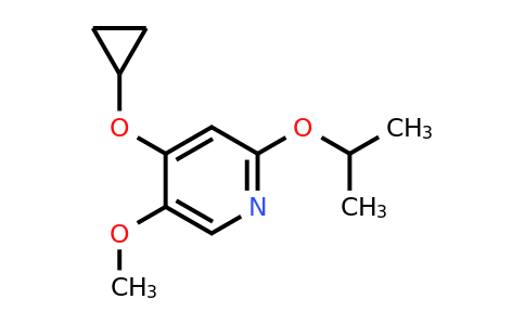 CAS 1243387-88-3 | 4-Cyclopropoxy-2-isopropoxy-5-methoxypyridine