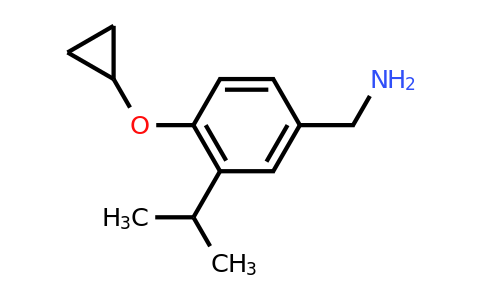 CAS 1243387-92-9 | (4-Cyclopropoxy-3-isopropylphenyl)methanamine