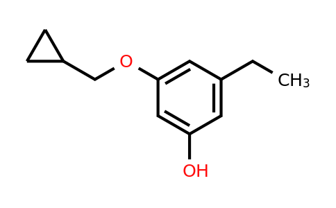 CAS 1243387-95-2 | 3-(Cyclopropylmethoxy)-5-ethylphenol