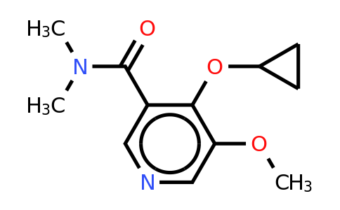 CAS 1243387-96-3 | 4-Cyclopropoxy-5-methoxy-N,n-dimethylnicotinamide