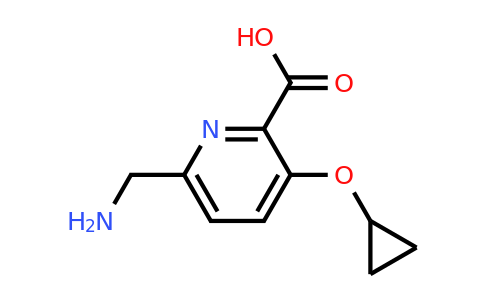 CAS 1243387-97-4 | 6-(Aminomethyl)-3-cyclopropoxypicolinic acid
