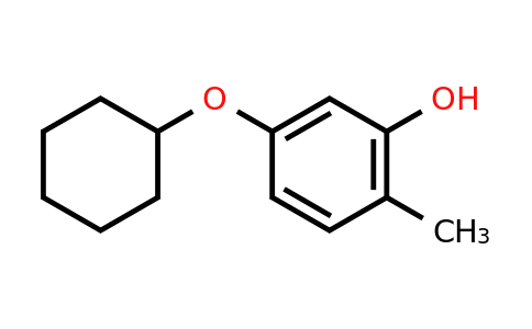 CAS 1243387-98-5 | 5-(Cyclohexyloxy)-2-methylphenol