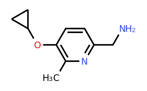 CAS 1243388-01-3 | (5-Cyclopropoxy-6-methylpyridin-2-YL)methanamine