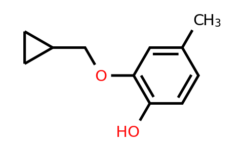 CAS 1243388-02-4 | 2-(Cyclopropylmethoxy)-4-methylphenol