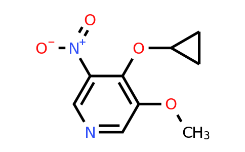 CAS 1243388-03-5 | 4-Cyclopropoxy-3-methoxy-5-nitropyridine