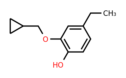 CAS 1243388-04-6 | 2-(Cyclopropylmethoxy)-4-ethylphenol