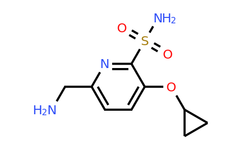 CAS 1243388-09-1 | 6-(Aminomethyl)-3-cyclopropoxypyridine-2-sulfonamide