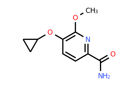 CAS 1243388-10-4 | 5-Cyclopropoxy-6-methoxypicolinamide