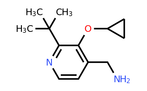 CAS 1243388-20-6 | (2-Tert-butyl-3-cyclopropoxypyridin-4-YL)methanamine