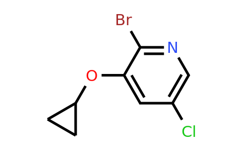 CAS 1243388-26-2 | 2-Bromo-5-chloro-3-cyclopropoxypyridine