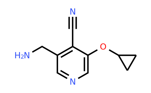 CAS 1243388-27-3 | 3-(Aminomethyl)-5-cyclopropoxyisonicotinonitrile
