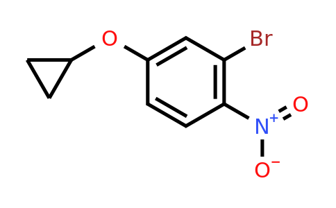 CAS 1243388-29-5 | 2-Bromo-4-cyclopropoxy-1-nitrobenzene
