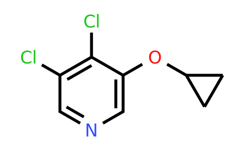 CAS 1243388-45-5 | 3,4-Dichloro-5-cyclopropoxypyridine