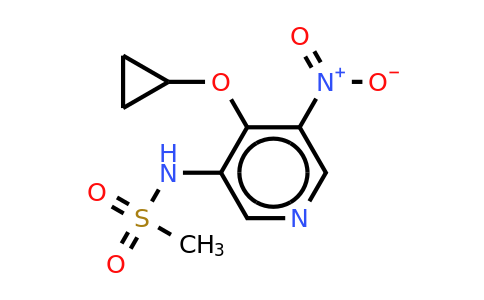 CAS 1243388-49-9 | N-(4-cyclopropoxy-5-nitropyridin-3-YL)methanesulfonamide