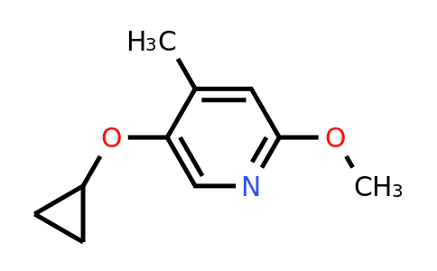 CAS 1243388-52-4 | 5-Cyclopropoxy-2-methoxy-4-methylpyridine