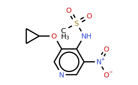CAS 1243388-68-2 | N-(3-cyclopropoxy-5-nitropyridin-4-YL)methanesulfonamide