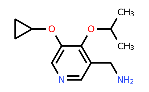 CAS 1243388-79-5 | (5-Cyclopropoxy-4-isopropoxypyridin-3-YL)methanamine