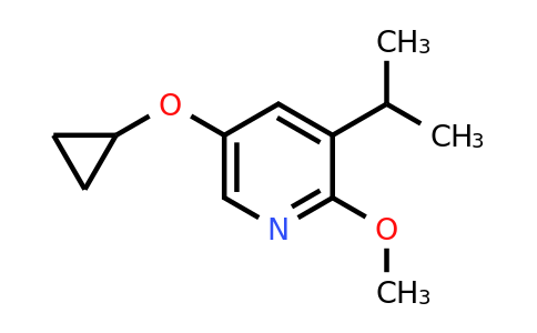 CAS 1243388-87-5 | 5-Cyclopropoxy-3-isopropyl-2-methoxypyridine