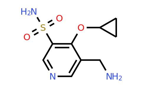 CAS 1243388-88-6 | 5-(Aminomethyl)-4-cyclopropoxypyridine-3-sulfonamide