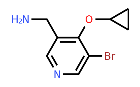 CAS 1243388-90-0 | (5-Bromo-4-cyclopropoxypyridin-3-YL)methanamine