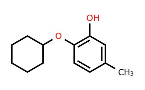 CAS 1243388-93-3 | 2-(Cyclohexyloxy)-5-methylphenol