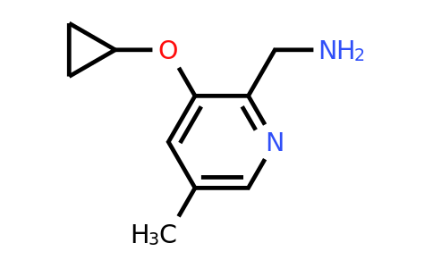 CAS 1243388-98-8 | (3-Cyclopropoxy-5-methylpyridin-2-YL)methanamine