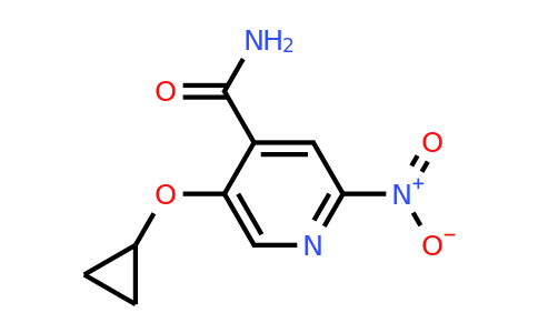CAS 1243389-00-5 | 5-Cyclopropoxy-2-nitroisonicotinamide
