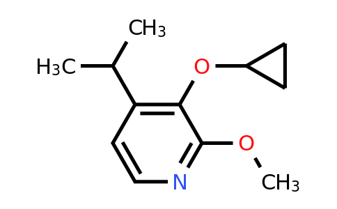 CAS 1243389-01-6 | 3-Cyclopropoxy-4-isopropyl-2-methoxypyridine