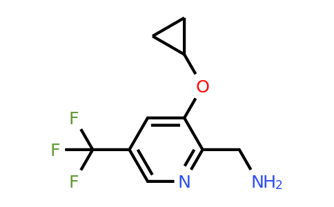 CAS 1243389-03-8 | (3-Cyclopropoxy-5-(trifluoromethyl)pyridin-2-YL)methanamine