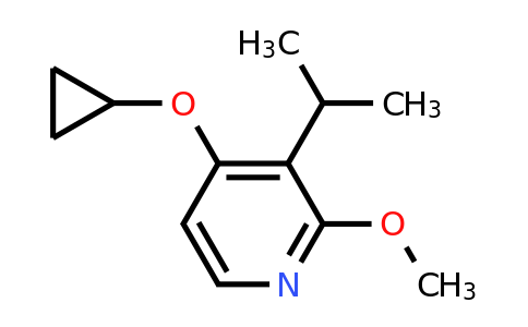 CAS 1243389-05-0 | 4-Cyclopropoxy-3-isopropyl-2-methoxypyridine
