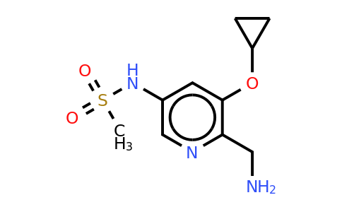 CAS 1243389-06-1 | N-(6-(aminomethyl)-5-cyclopropoxypyridin-3-YL)methanesulfonamide
